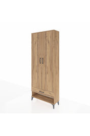 Arges Dolap 2 Raflı Tek Çekmeceli Tek Askılı 88x30x221 - S30M015V9A