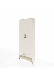 Arges Dolap 5 Raflı Tek Çekmeceli 2 Kapaklı 88x30x221 - S30M016V1A