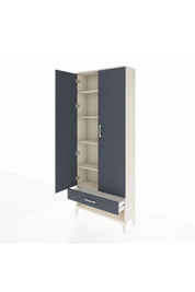 Arges Dolap 5 Raflı Tek Çekmeceli 2 Kapaklı 88x30x221 - S30M016V2A