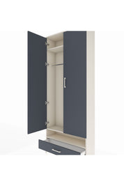 Arges Dolap 2 Raflı Tek Çekmeceli Tek Askılı 88x30x221 - S30M017V2A