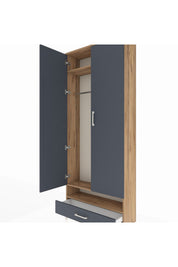 Arges Dolap 2 Raflı Tek Çekmeceli Tek Askılı 88x30x221 - S30M017V8A