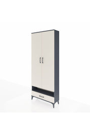 Arges Dolap 6 Raflı Tek Çekmeceli 2 Kapaklı 88x30x221 - S30M018V4A