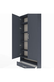 Arges Dolap 6 Raflı Tek Çekmeceli 2 Kapaklı 88x30x221 - S30M018V5A