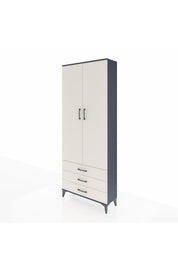 Arges Dolap 4 Raflı 3 Çekmeceli 2 Kapaklı 88x30x221 - S30M020V4A