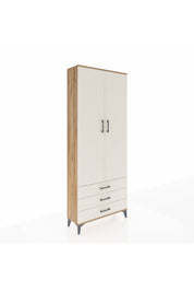Arges Dolap 4 Raflı 3 Çekmeceli 2 Kapaklı 88x30x221 - S30M020V7A