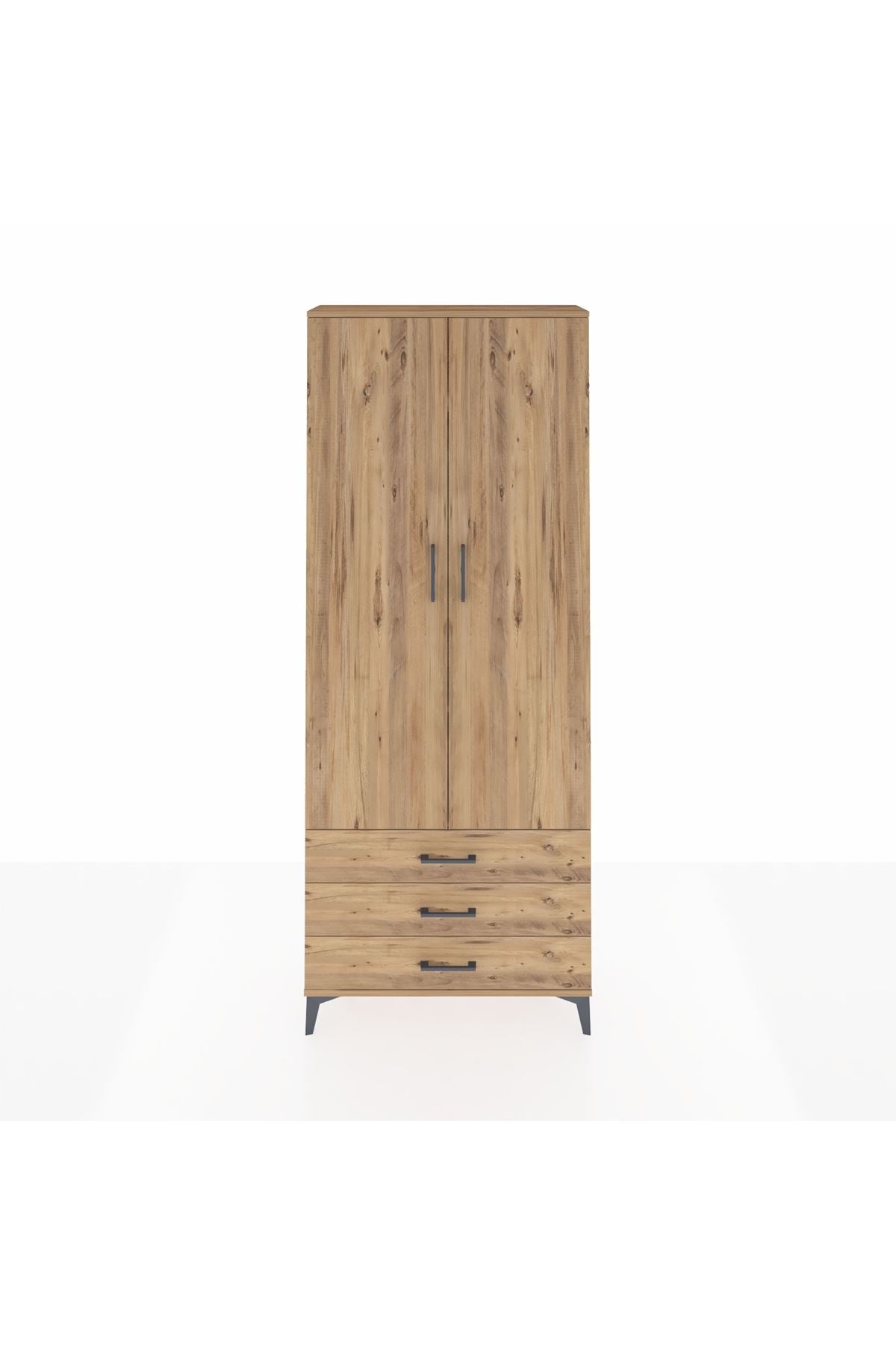 Arges Dolap 4 Raflı 3 Çekmeceli 2 Kapaklı 88x30x221 - S30M020V9A