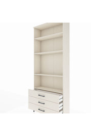 Arges Dolap 4 Raflı 3 Çekmeceli 88x30x221 - S30M021V1A
