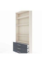 Arges Dolap 4 Raflı 3 Çekmeceli 88x30x221 - S30M021V2A