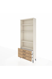 Arges Dolap 4 Raflı 3 Çekmeceli 88x30x221 - S30M021V3A