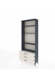Arges Dolap 4 Raflı 3 Çekmeceli 88x30x221 - S30M021V4A