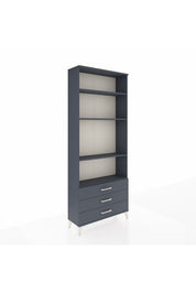 Arges Dolap 4 Raflı 3 Çekmeceli 88x30x221 - S30M021V5A