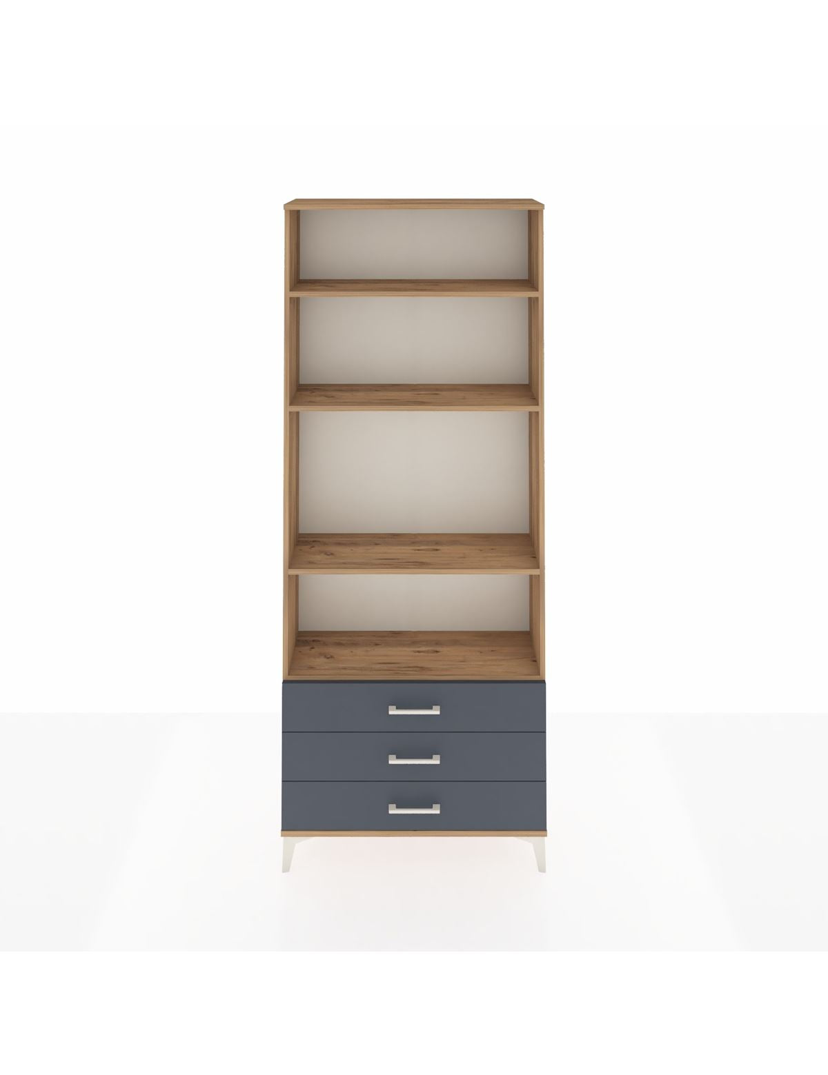 Arges Dolap 4 Raflı 3 Çekmeceli 88x30x221 - S30M021V8A