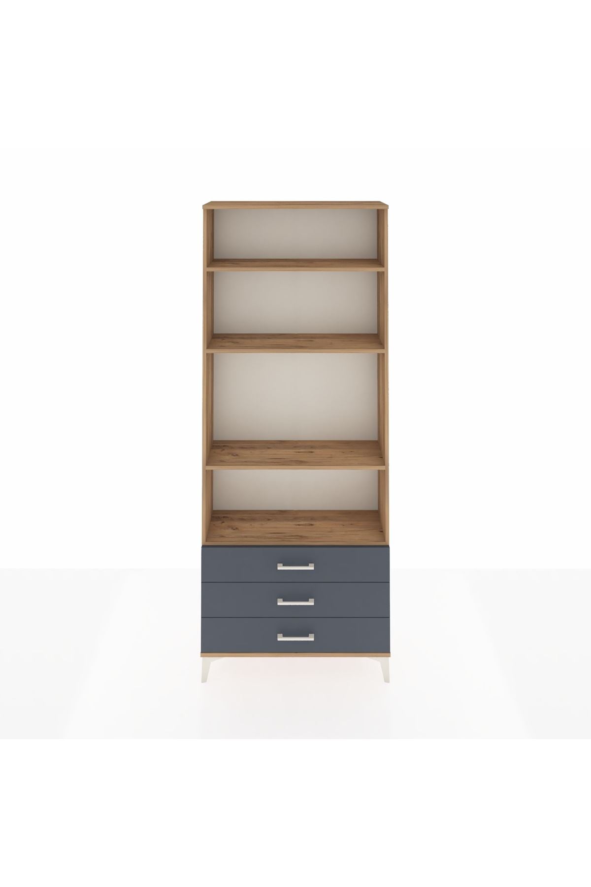 Arges Dolap 4 Raflı 3 Çekmeceli 88x30x221 - S30M021V8A