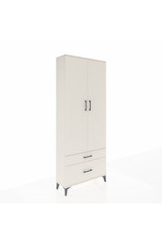 Arges Dolap 2 Raflı 2 Çekmeceli Tek Askılı 88x30x221 - S30M022V1A