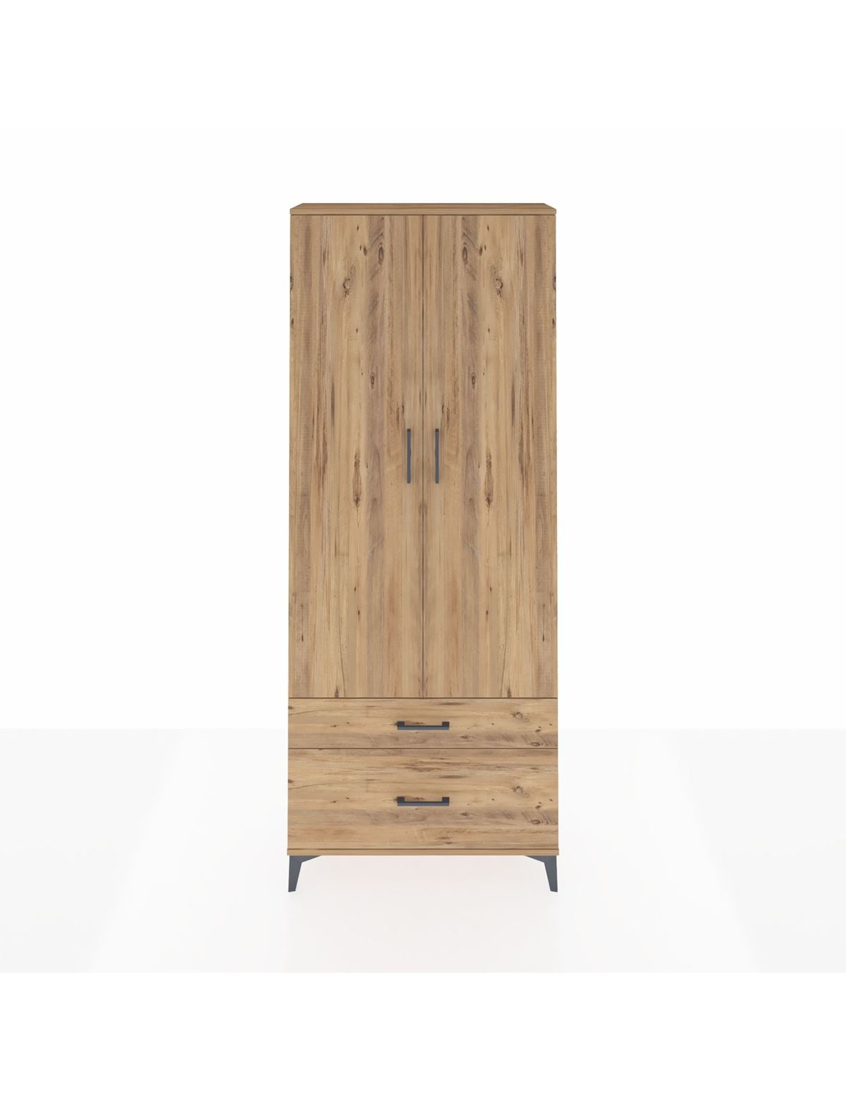 Arges Dolap 4 Raflı 2 Çekmeceli 2 Kapaklı 88x30x221 - S30M023V9A