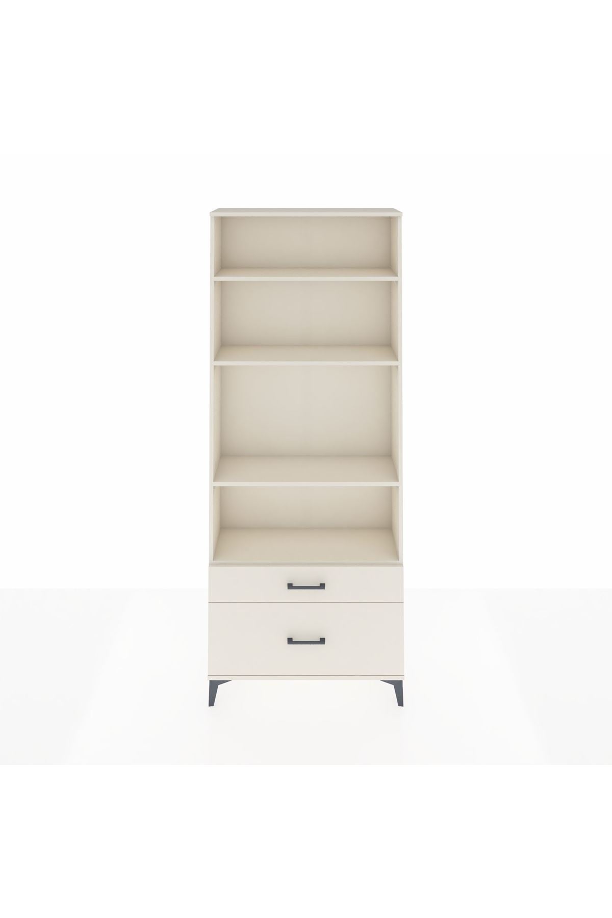 Arges Dolap 4 Raflı 2 Çekmeceli 88x30x221 - S30M024V1A