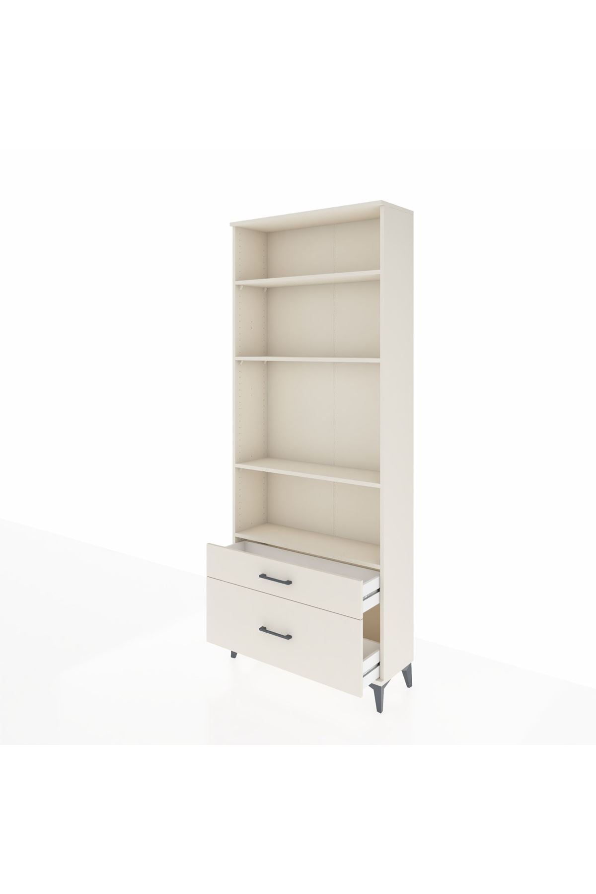 Arges Dolap 4 Raflı 2 Çekmeceli 88x30x221 - S30M024V1A