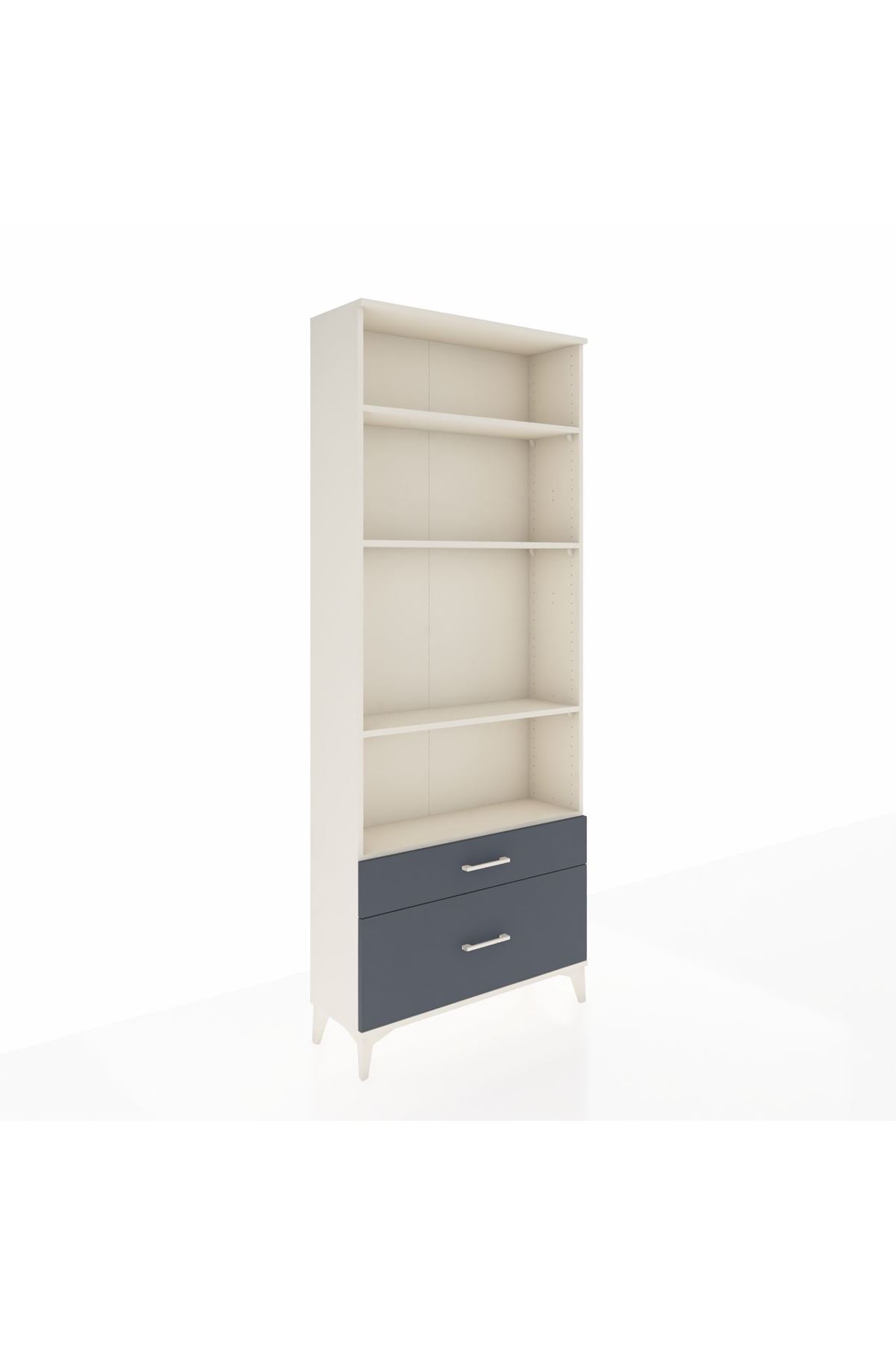 Arges Dolap 4 Raflı 2 Çekmeceli 88x30x221 - S30M024V2A