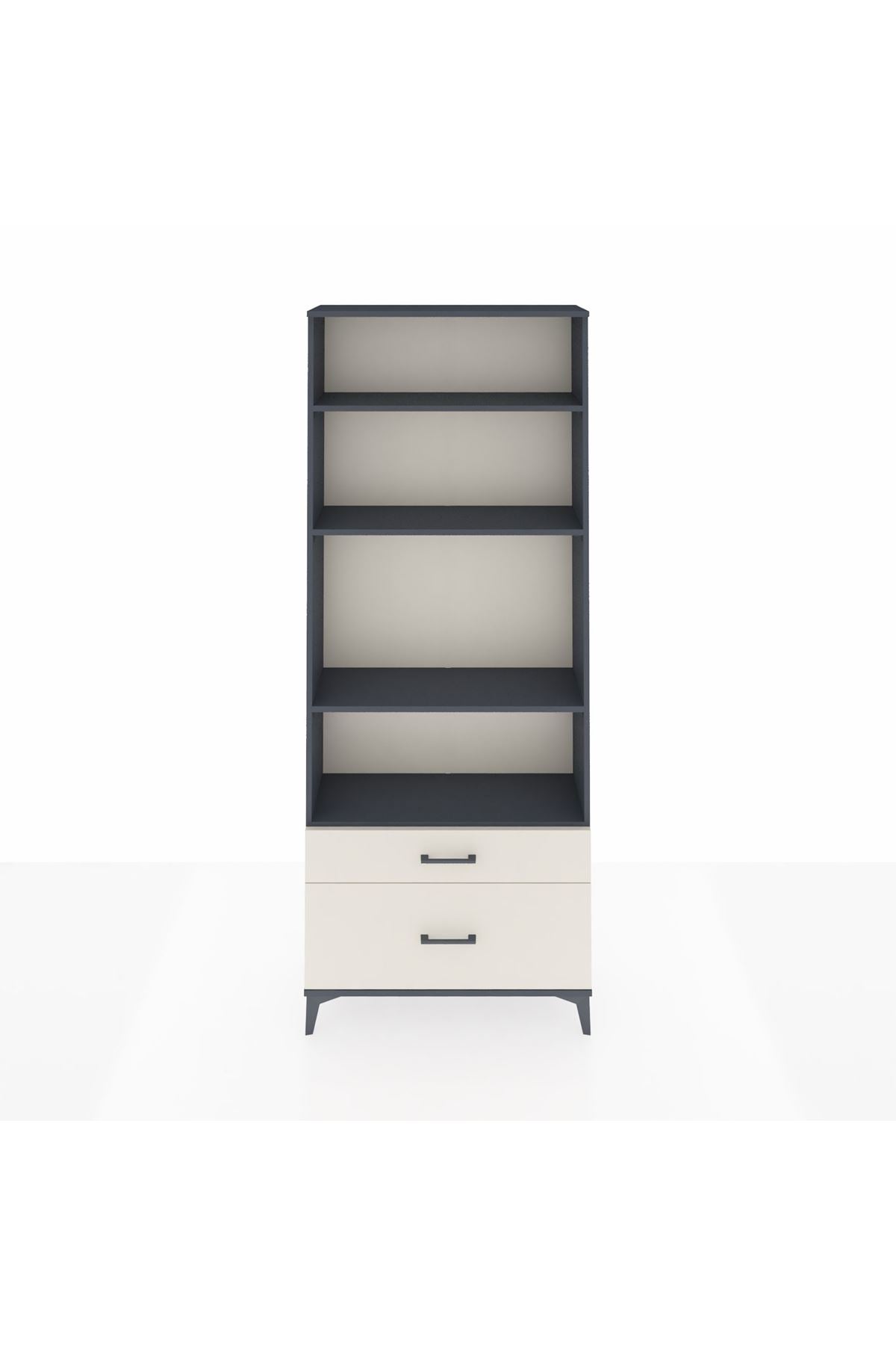 Arges Dolap 4 Raflı 2 Çekmeceli 88x30x221 - S30M024V4A