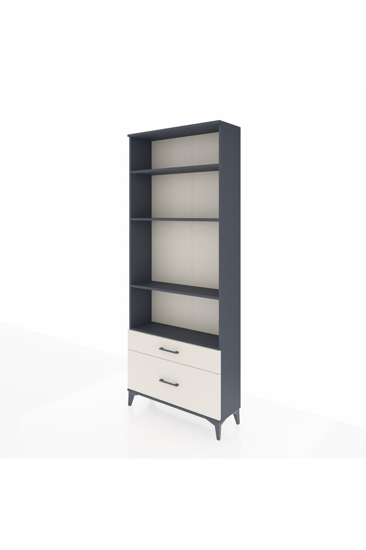 Arges Dolap 4 Raflı 2 Çekmeceli 88x30x221 - S30M024V4A