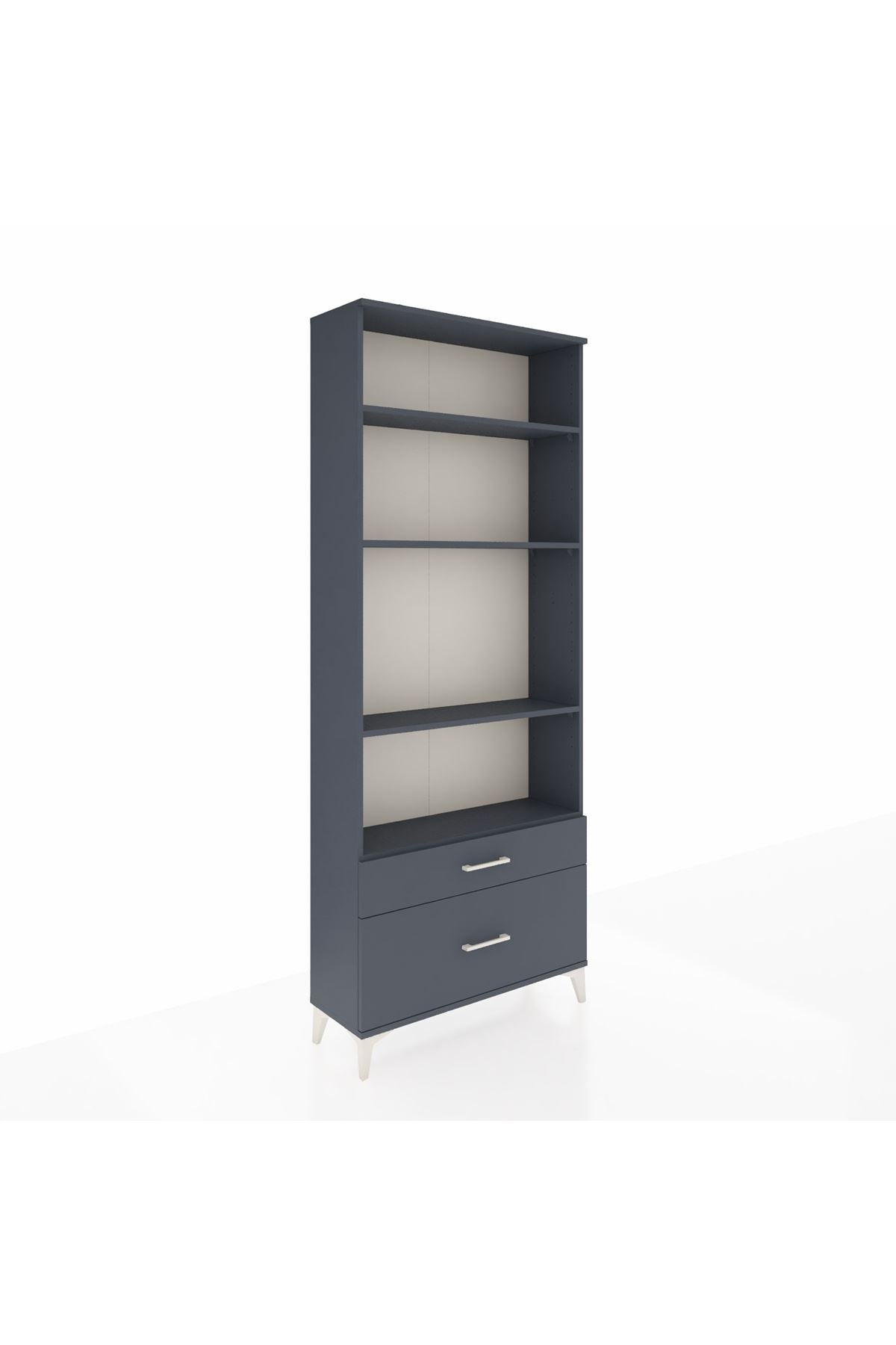 Arges Dolap 4 Raflı 2 Çekmeceli 88x30x221 - S30M024V5A