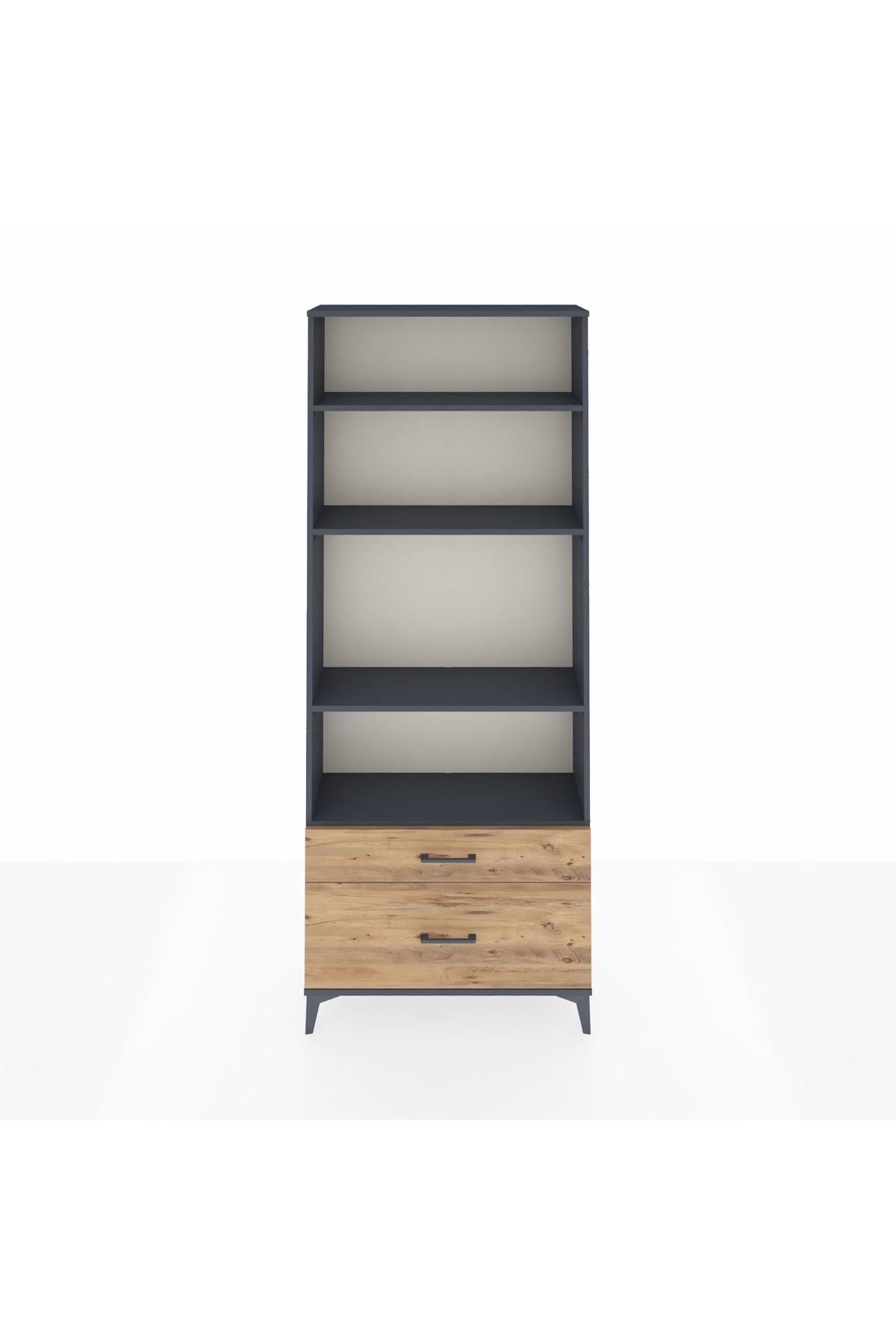 Arges Dolap 4 Raflı 2 Çekmeceli 88x30x221 - S30M024V6A