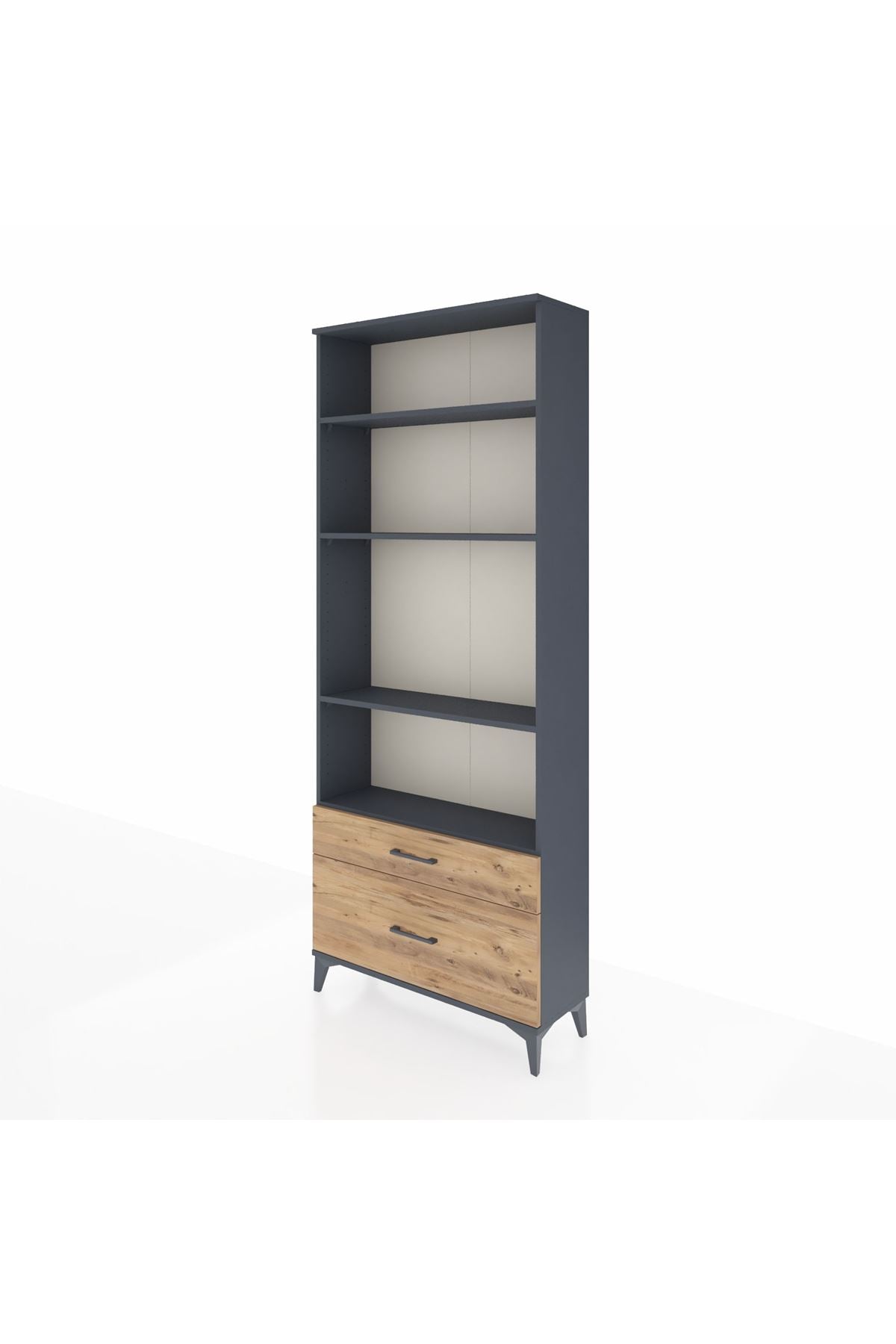Arges Dolap 4 Raflı 2 Çekmeceli 88x30x221 - S30M024V6A
