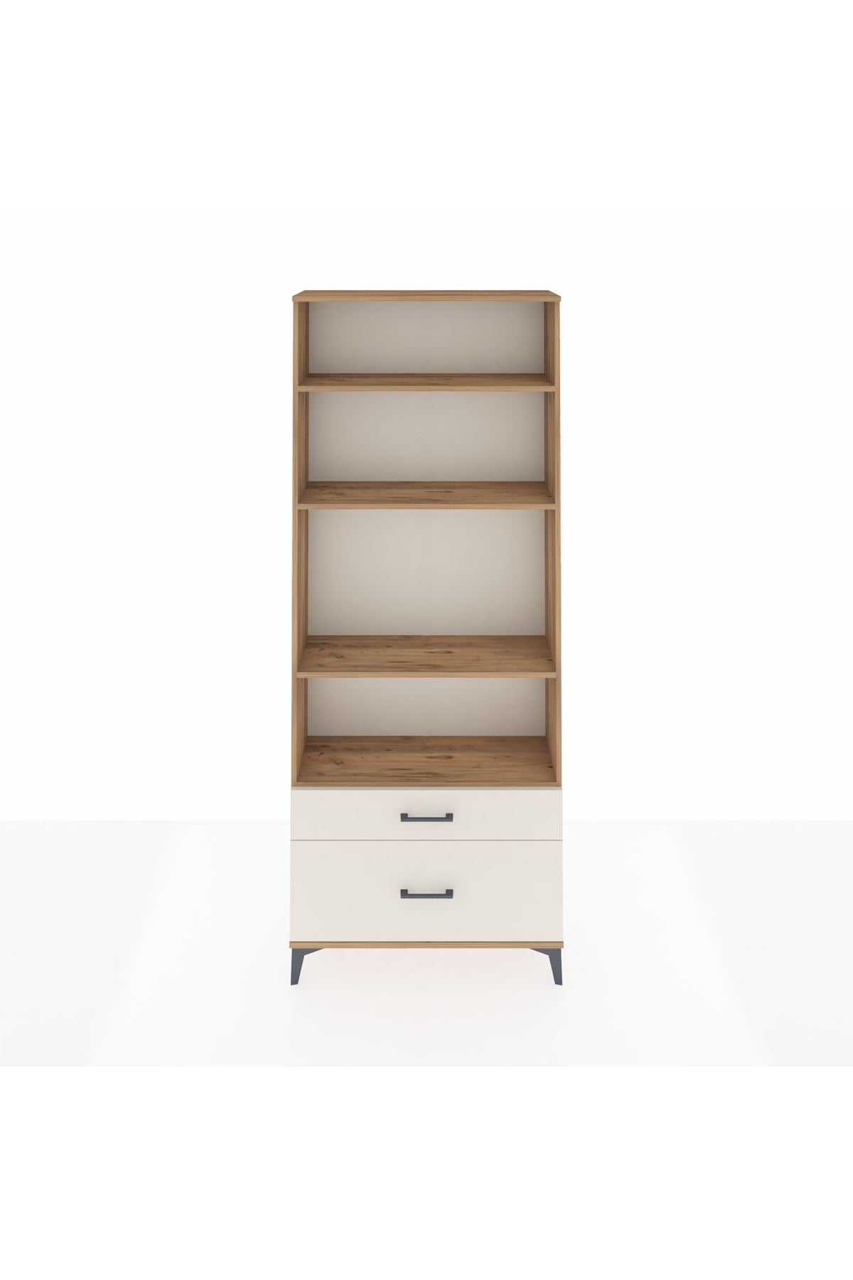 Arges Dolap 4 Raflı 2 Çekmeceli 88x30x221 - S30M024V7A