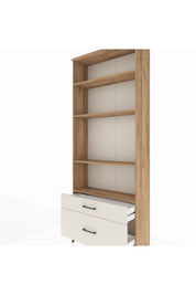 Arges Dolap 4 Raflı 2 Çekmeceli 88x30x221 - S30M024V7A