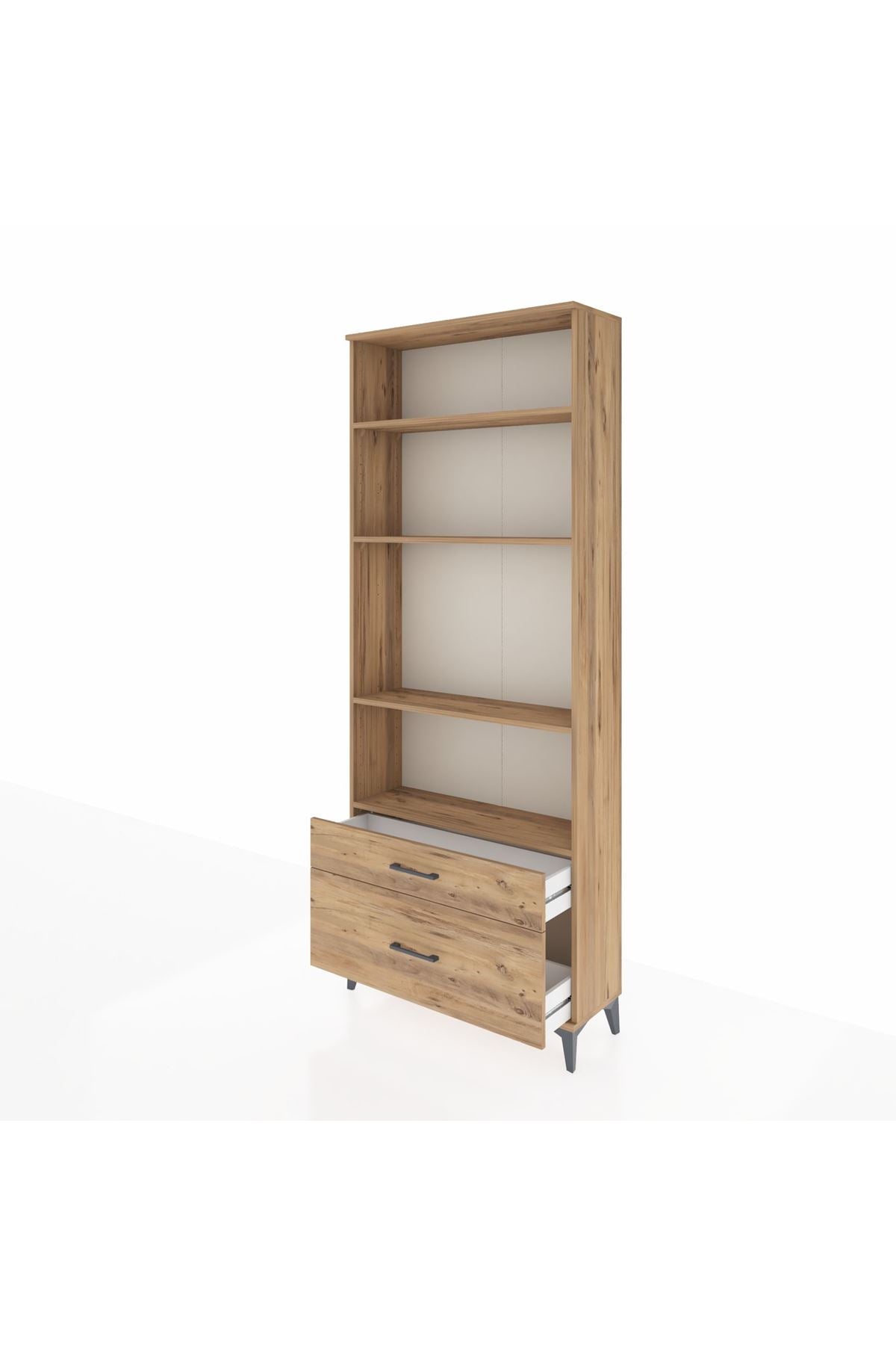 Arges Dolap 4 Raflı 2 Çekmeceli 88x30x221 - S30M024V9A