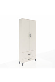 Arges Dolap 2 Raflı 2 Çekmeceli Tek Askılı 88x30x221 - S30M025V1A