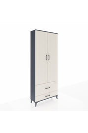 Arges Dolap 2 Raflı 2 Çekmeceli Tek Askılı 88x30x221 - S30M025V4A