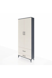 Arges Dolap 2 Raflı 2 Çekmeceli Tek Askılı 88x30x221 - S30M025V4A
