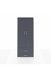 Arges Dolap 2 Raflı 2 Çekmeceli Tek Askılı 88x30x221 - S30M025V5A