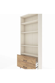 Arges Dolap 4 Raflı 2 Çekmeceli 88x30x221 - S30M027V3A