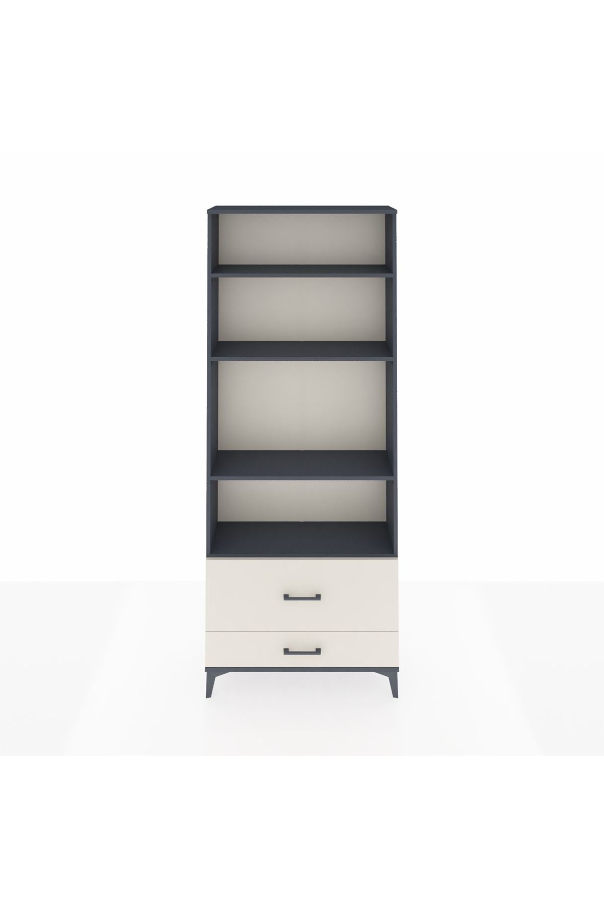 Arges Dolap 4 Raflı 2 Çekmeceli 88x30x221 - S30M027V4A
