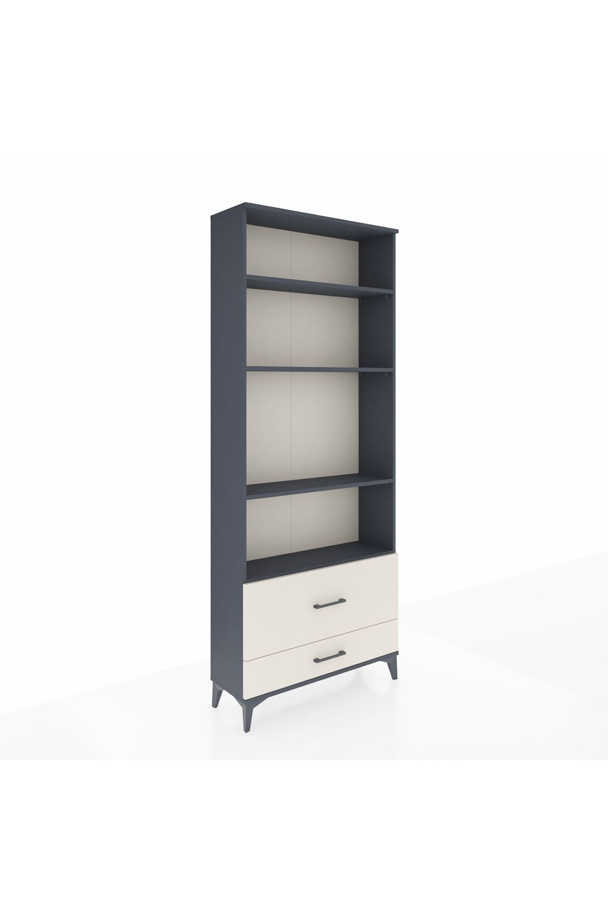 Arges Dolap 4 Raflı 2 Çekmeceli 88x30x221 - S30M027V4A