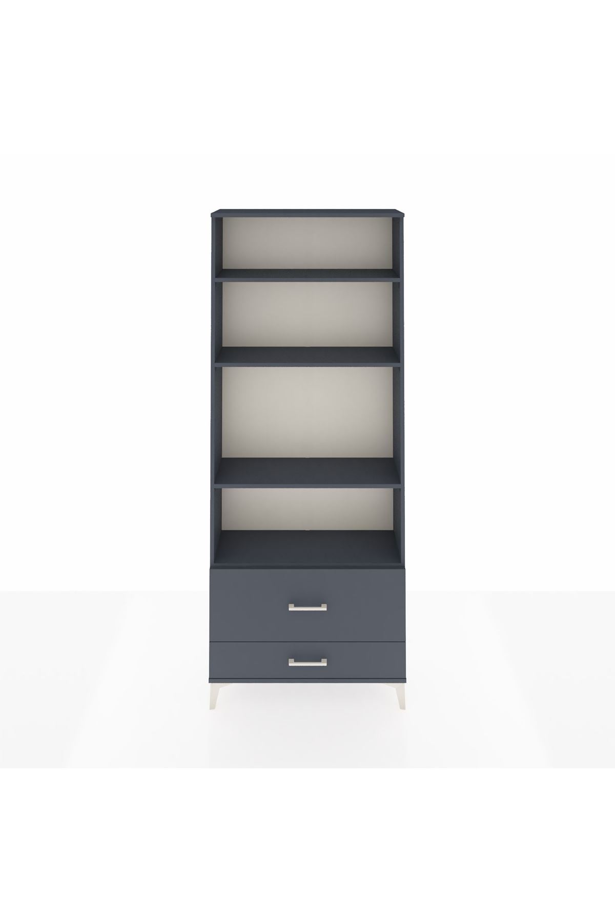 Arges Dolap 4 Raflı 2 Çekmeceli 88x30x221 - S30M027V5A
