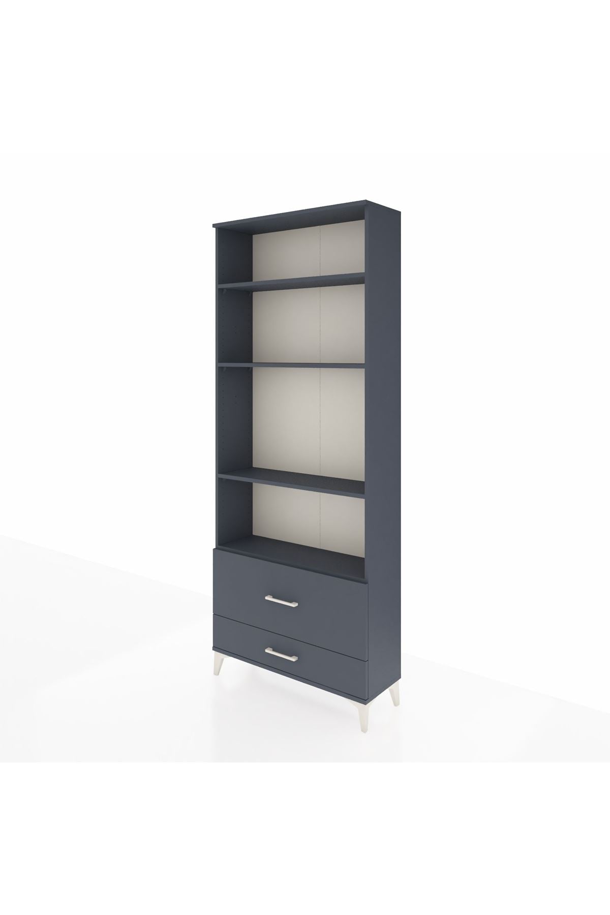 Arges Dolap 4 Raflı 2 Çekmeceli 88x30x221 - S30M027V5A
