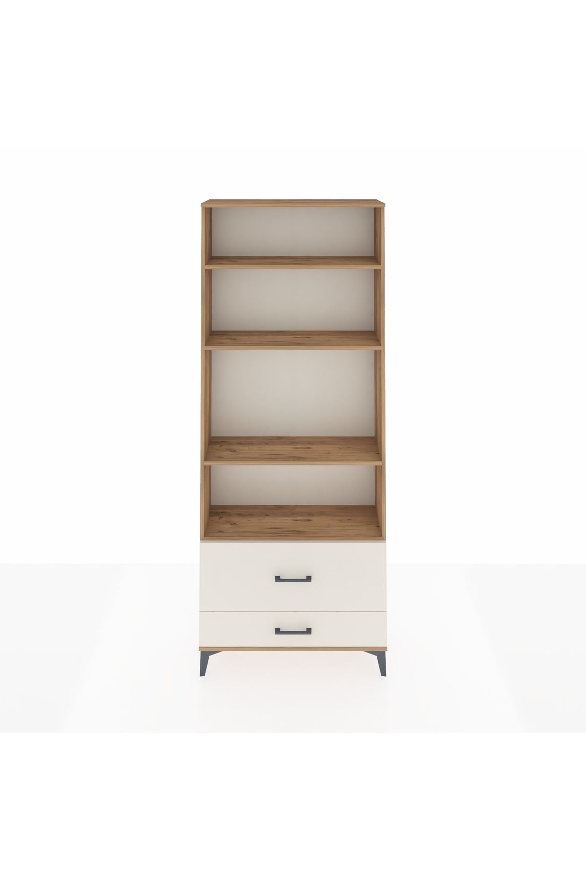Arges Dolap 4 Raflı 2 Çekmeceli 88x30x221 - S30M027V7A
