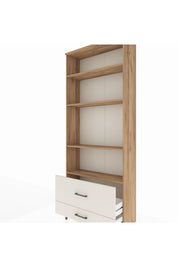 Arges Dolap 4 Raflı 2 Çekmeceli 88x30x221 - S30M027V7A