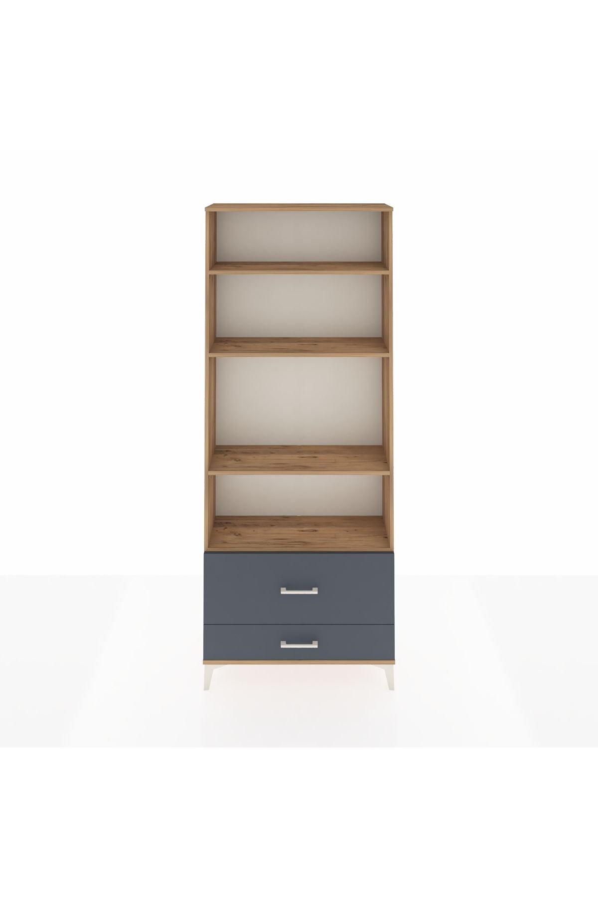 Arges Dolap 4 Raflı 2 Çekmeceli 88x30x221 - S30M027V8A