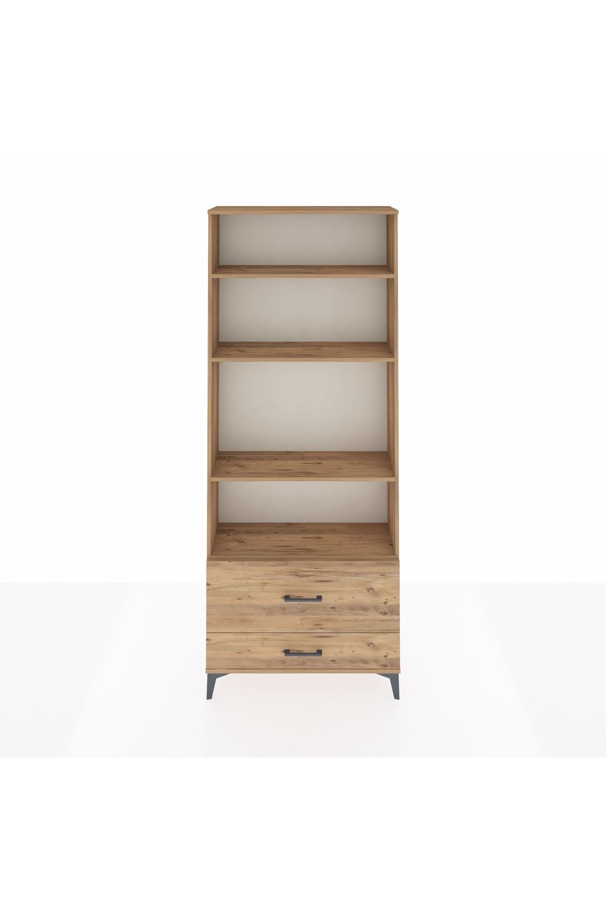 Arges Dolap 4 Raflı 2 Çekmeceli 88x30x221 - S30M027V9A