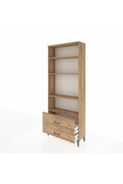 Arges Dolap 4 Raflı 2 Çekmeceli 88x30x221 - S30M027V9A