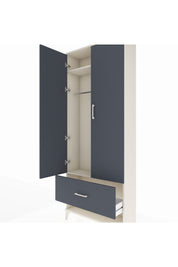 Arges Dolap 2 Raflı Tek Çekmeceli Tek Askılı 88x30x221 - S30M028V2A