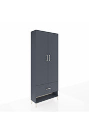 Arges Dolap 2 Raflı Tek Çekmeceli Tek Askılı 88x30x221 - S30M028V5A