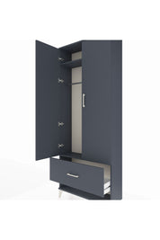 Arges Dolap 2 Raflı Tek Çekmeceli Tek Askılı 88x30x221 - S30M028V5A