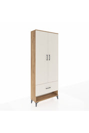 Arges Dolap 2 Raflı Tek Çekmeceli Tek Askılı 88x30x221 - S30M028V7A