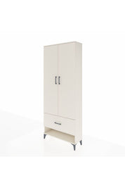 Arges Dolap 4 Raflı Tek Çekmeceli 2 Kapaklı 88x30x221 - S30M029V1A