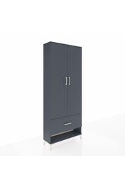 Arges Dolap 4 Raflı Tek Çekmeceli 2 Kapaklı 88x30x221 - S30M029V5A